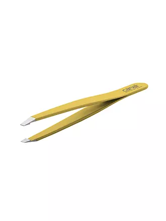 CANAL | Pince à épiler inoxydable/droite 95mm (Jaune) 2017-02 | 